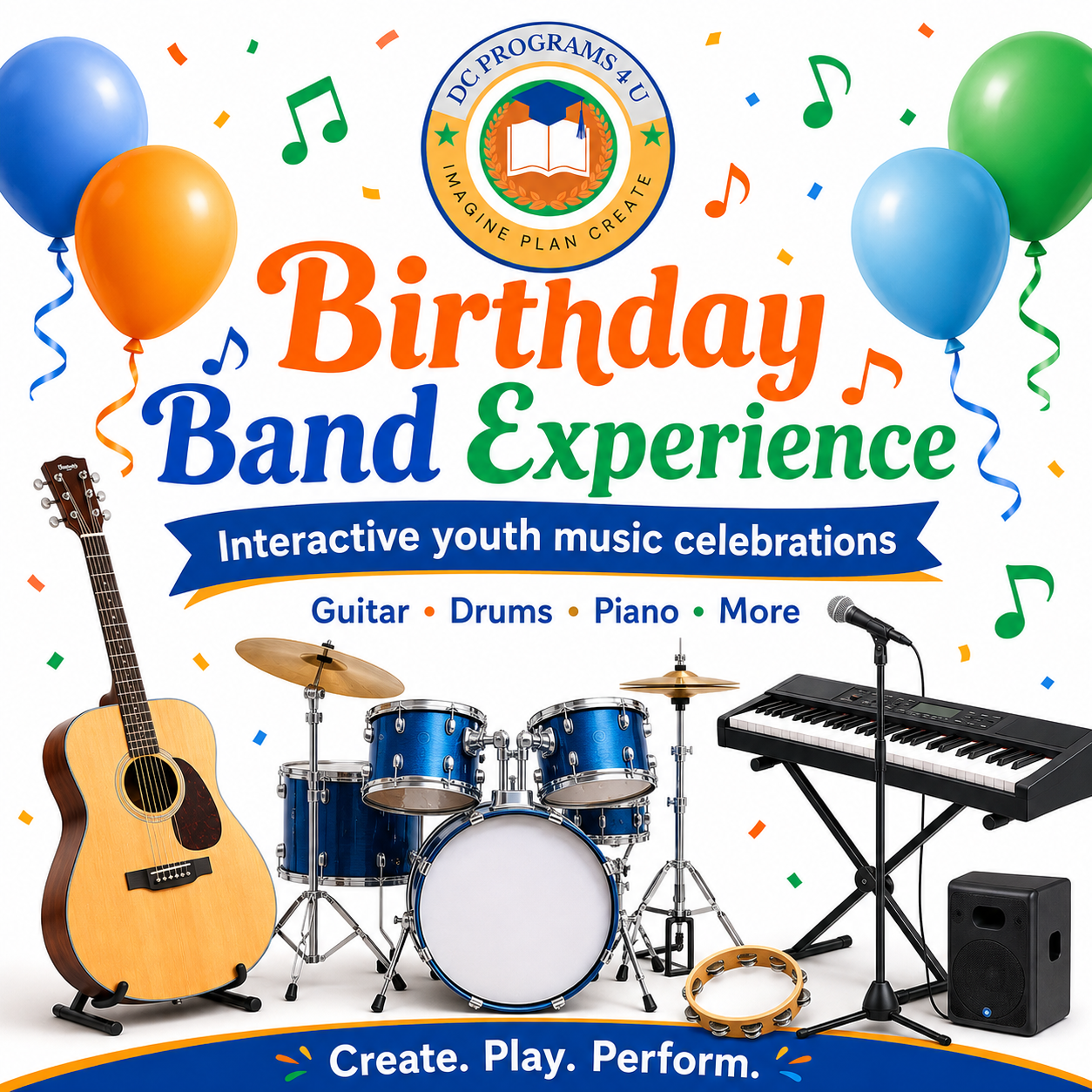 Birthday Band & Music Experience